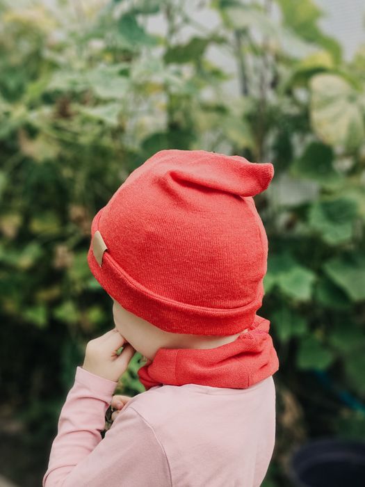 Komplet czapka komin merino skrzat Pixie hut