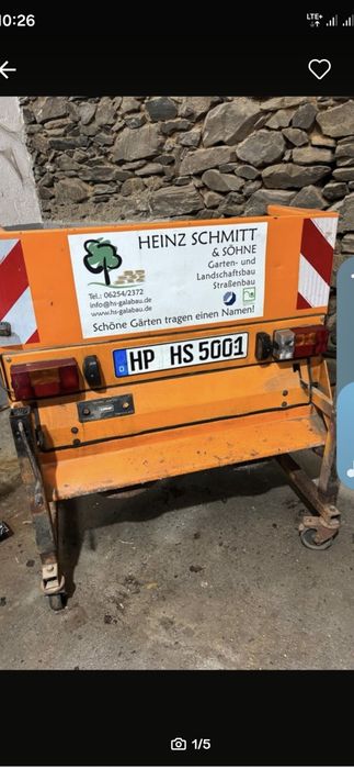 Piaskarka posypywarka solarka schmidt  Hansa tremo multicar