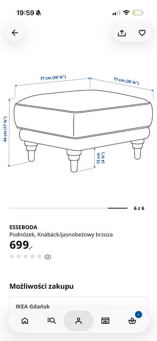 Ikea ESSEBODA sofa