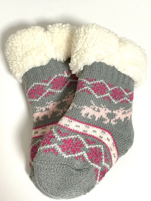 Дитячі теплі шкарпетки з вишивкою