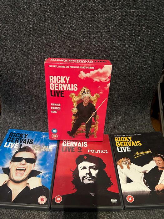 Ricky Gervais Live w wersji angielskiej - 3 DVD