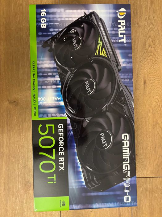 Nowa Karta graficzna RTX 5070ti 16GB Palit Gaming Pro-S