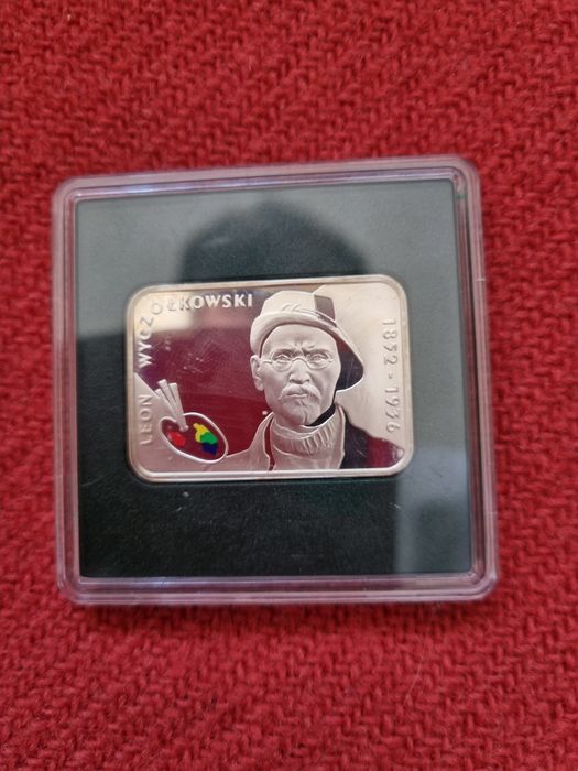 Moneta 20 zł Wyczółkowski plus trzech innych malarzy