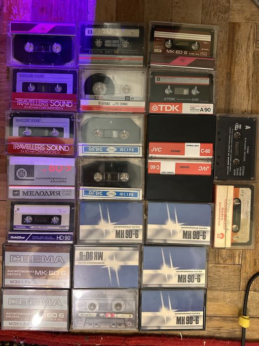 Ексклюзивна колекція аудіокасет: TDK, Sony, JVC, Denon & Rare Chrome