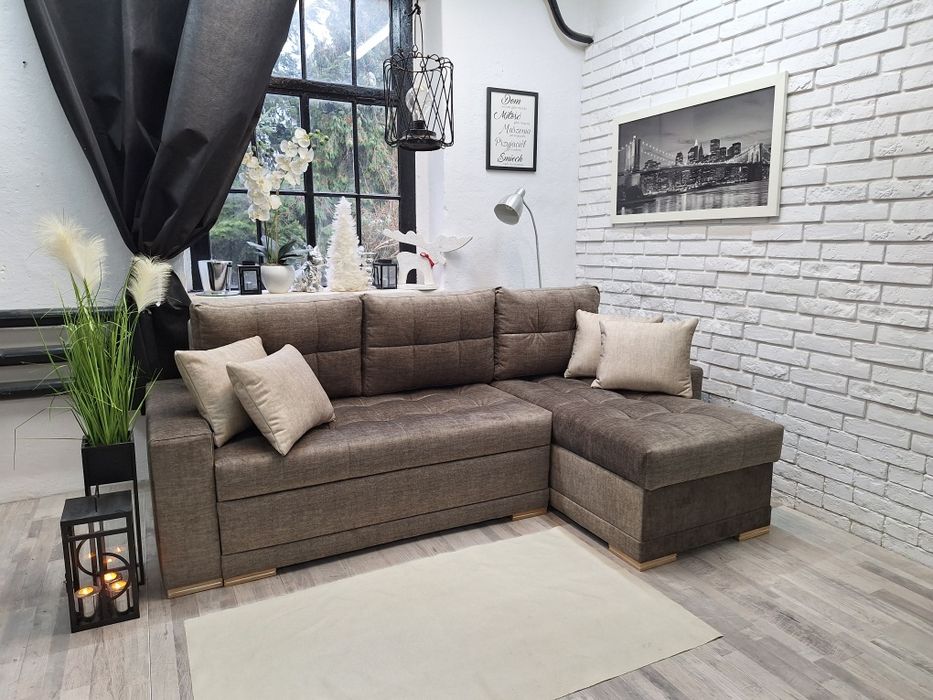 Narożnik Kleopatra, sprężyny welur