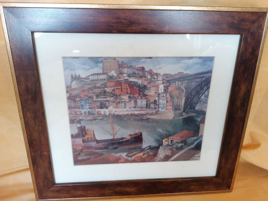 Quadro imagem de zona do Porto