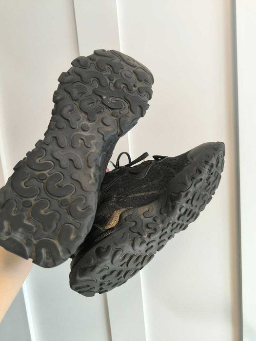Nike React Vision D/MS/X Triple Black кросівки 36,5–37, устілка 23,5 см, чорні масивні Найк Nike React Vision D/MS/X Triple Black кроссовки