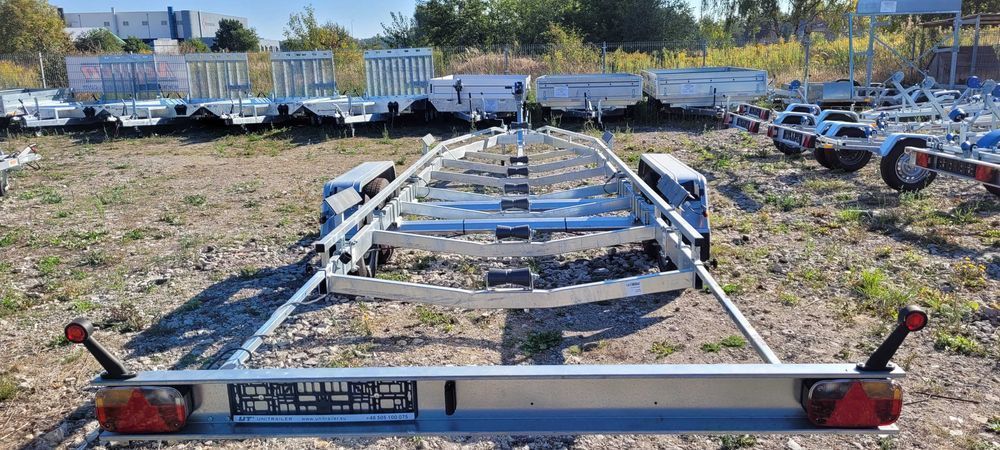 Przyczepa podłodziowa do 8.1m 3000DMC TEMA raty dostawa cała Polska