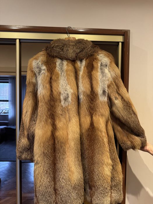 Futro z prawdziwego lisa Vintage