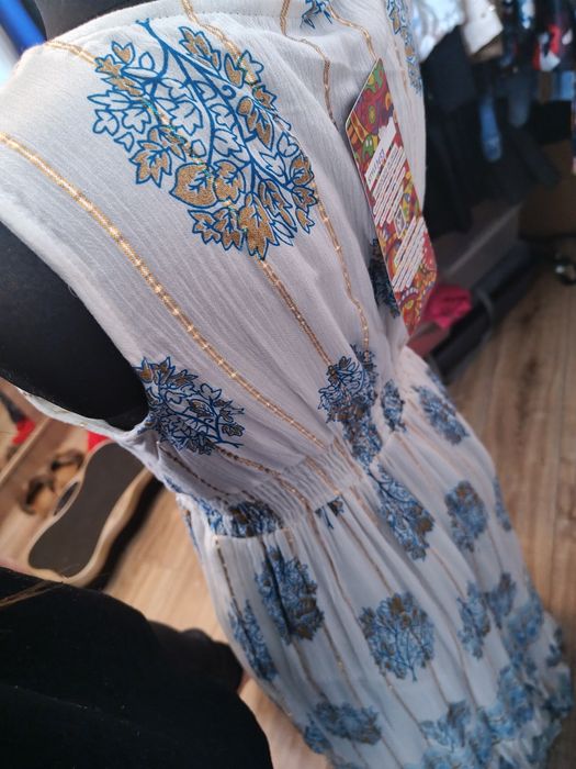 Sukienka Boho haft indie S M L Xl cudo