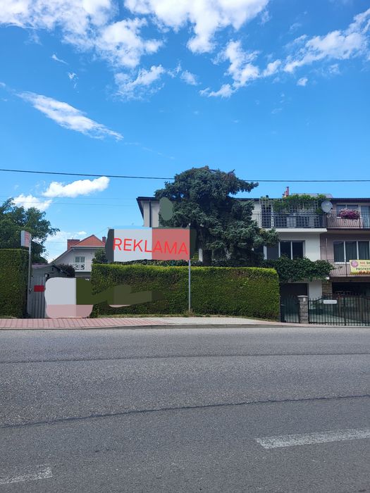 Reklama do wynajęcia.  Myślenice