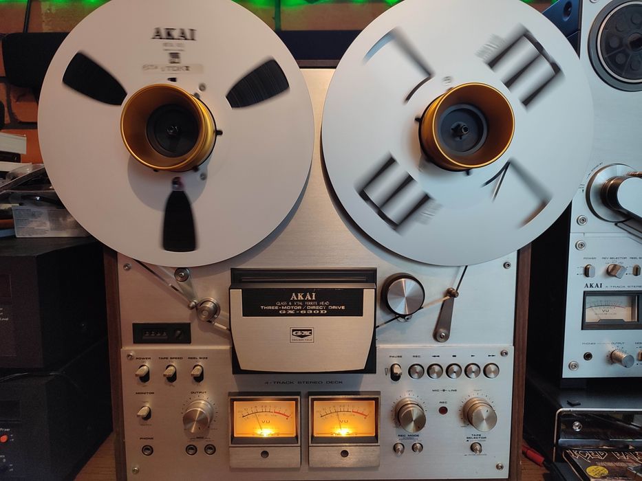 REZERWACJA Magnetofon szpulowy Akai gx 630 + złote naby