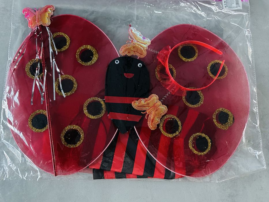Biedronka 122 cm nowy strój kostium przebranie karnawałowe Halloween