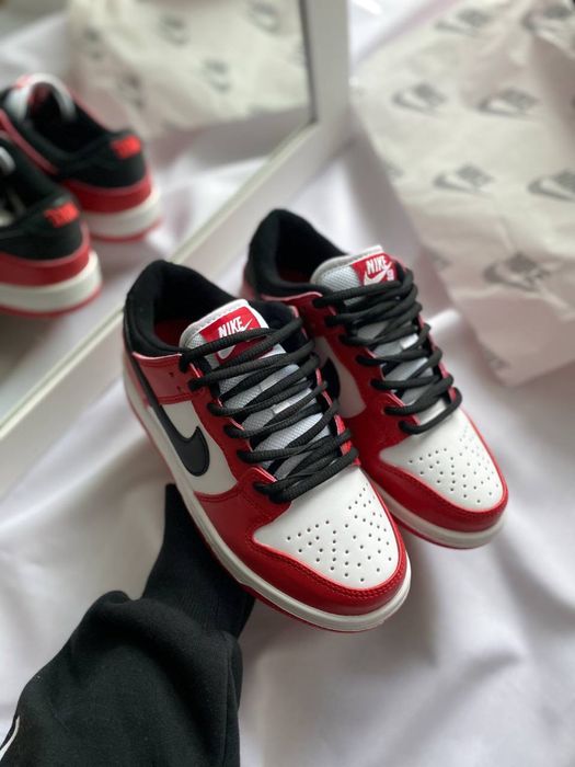 Buty Nike Air Jordan Dunk low Red 36-40 damskie trampki