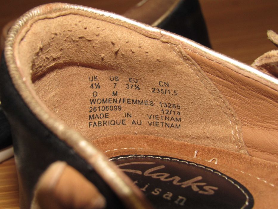 Балетки (шкіряні) CLARKS FEATURE FILM; EUR-37½