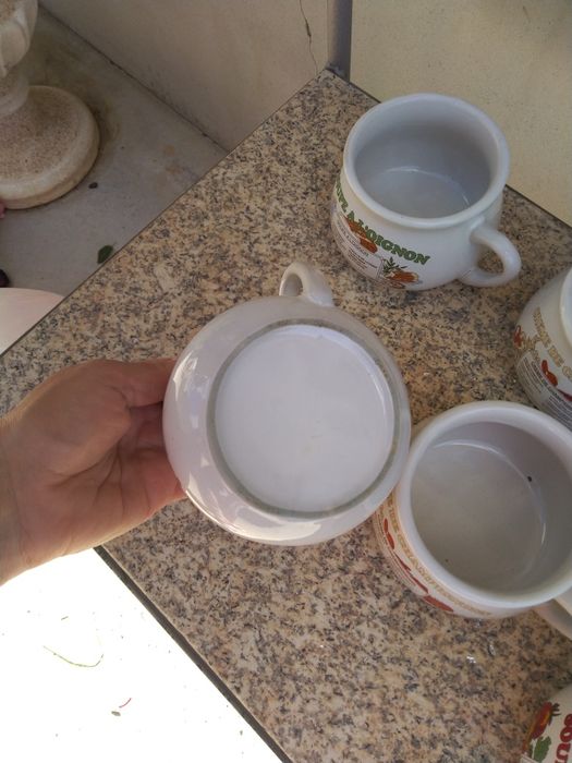 7 taças para a sopa