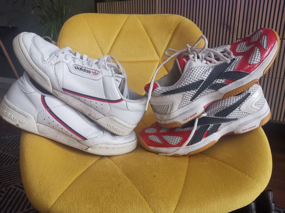 Buty adidas roz. 40 skora  reebok roz 39 siateczka B. D stan bieganie