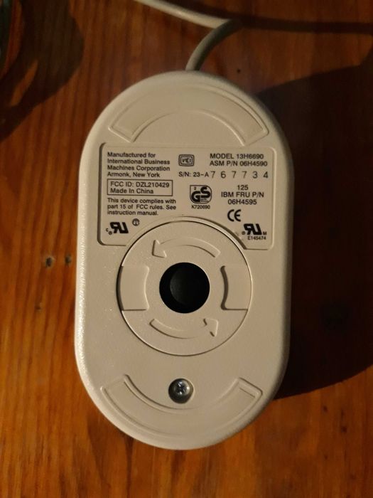 Rato IBM PS/2 Modelo 13H6690 - novo, nunca usado