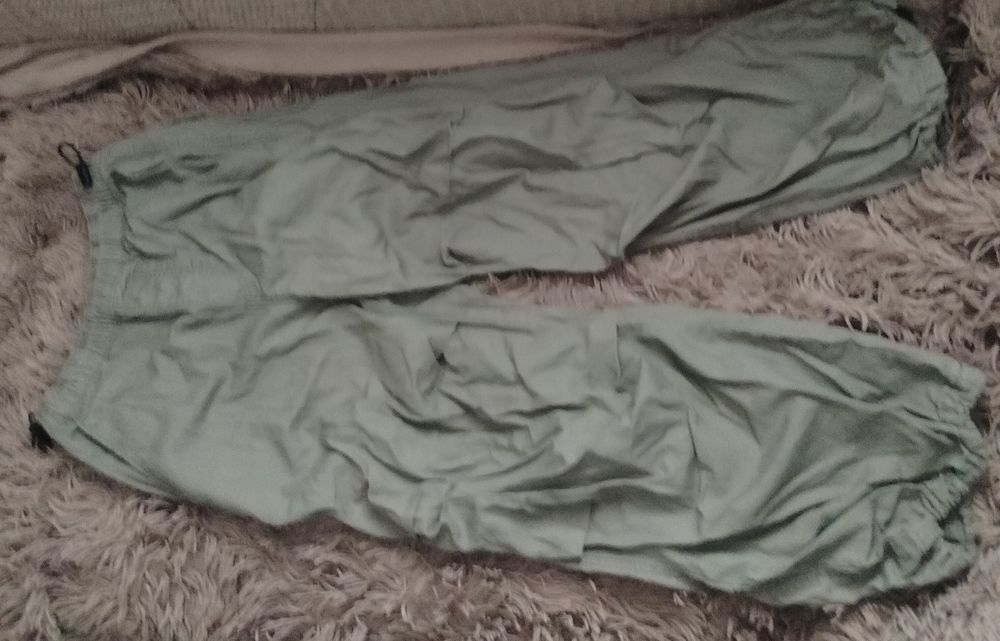 Spodnie szerokie wide leg bojówki 122/128