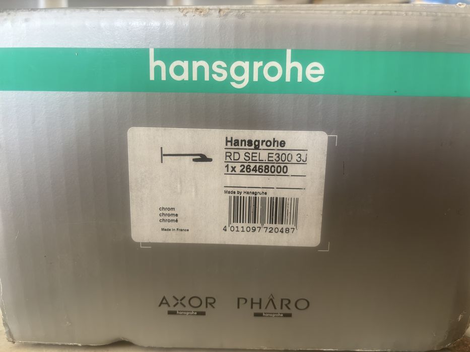 Верхній душ Hansgrohe Raindance Select E300 3jet 26468000