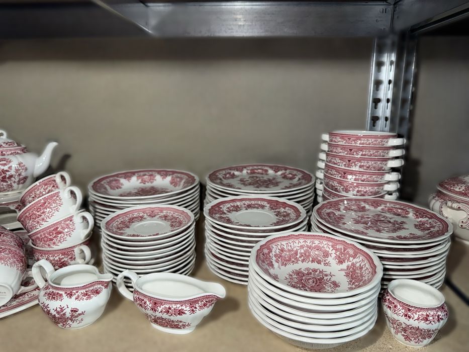 Вінтажний сервіз Vileroy&boch Fasan рожевий