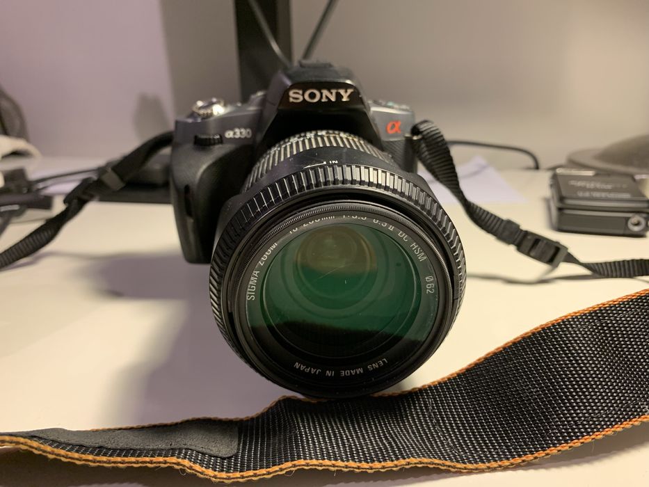Sony A330-solidna lustrzanka w dobrym stanie! Idealna na start i nie t