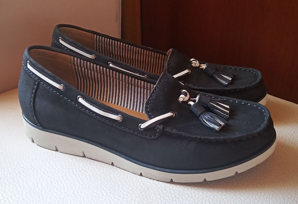 Gabor skórzane mokasyny-37,5