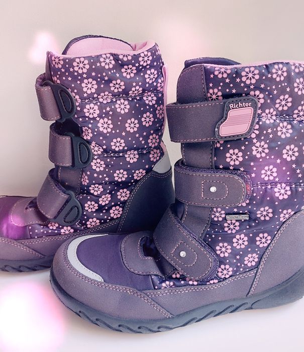 Новые зимние термосапожки Richter для девочек 33,5р оригинал