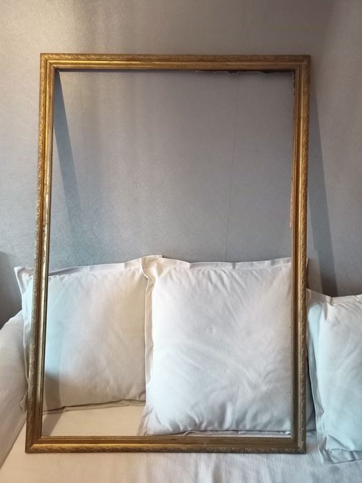 Stara rama do obrazu lustra duża 126 x 87,5 cm warto !!!