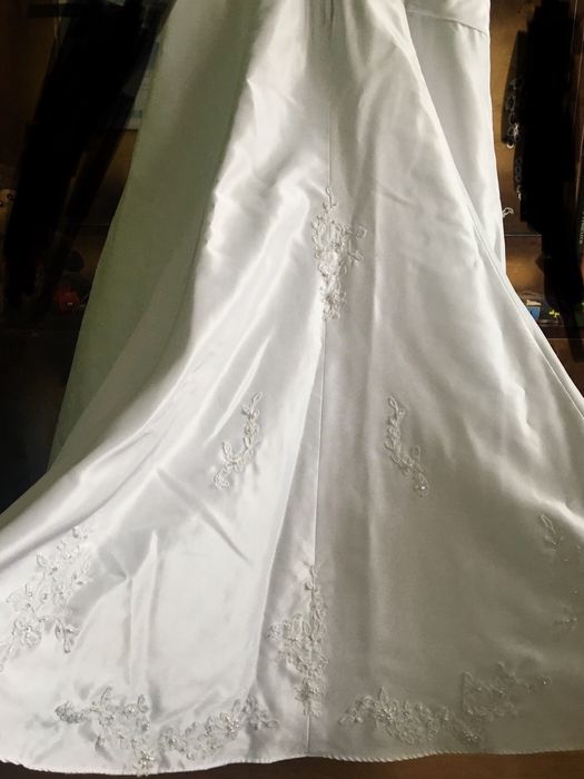 Suknia Ślubna SWEETHEART r. 38, Biel, Uprana, TANIO