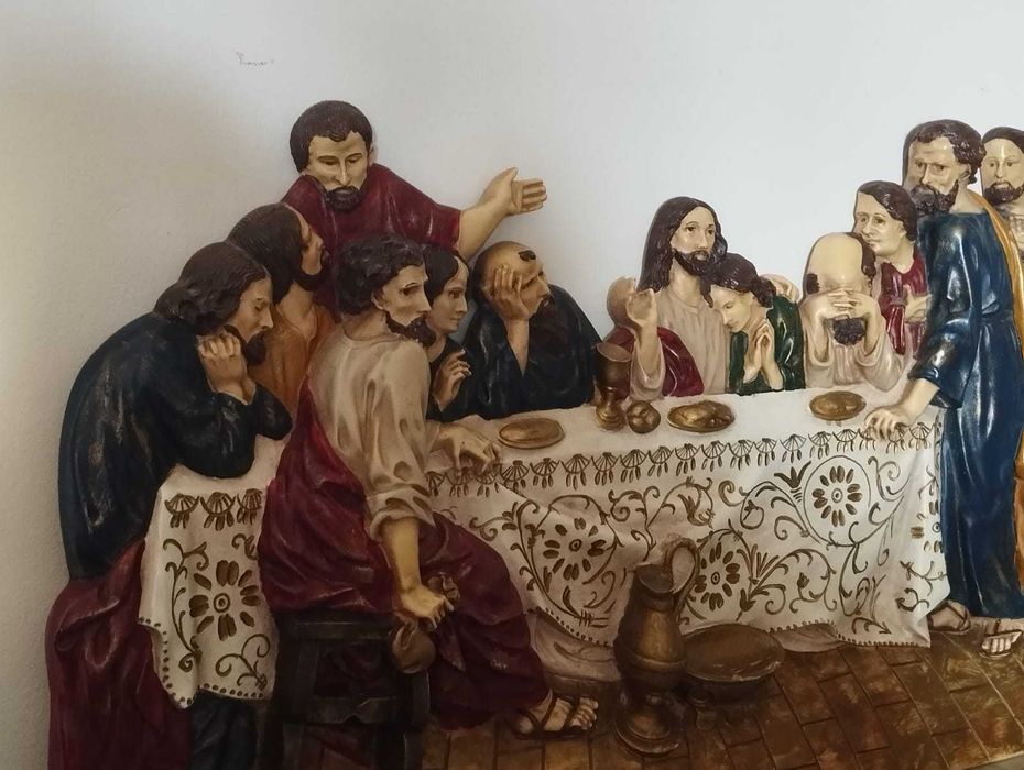 Última Ceia de Cristo - Resina / Marfinite 3D