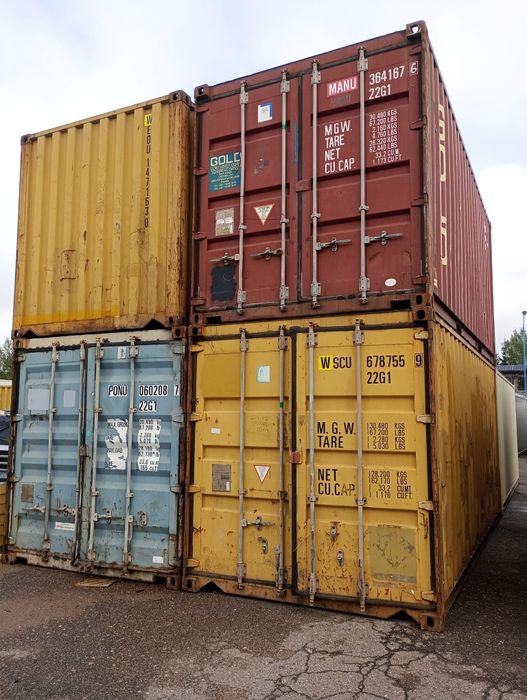 Kontener magazynowy 6 m, dostępny od ręki na placu