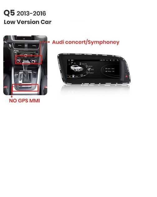 Radio Android 12 Audi Q5 13-16r wifi gps bluetooh PROM