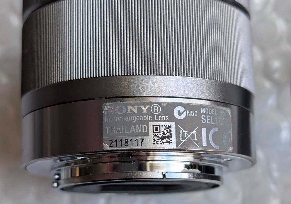 Тільки об'єктив Sony E Mount 18-55 mm SEL1855 3.5-5.6 OSS