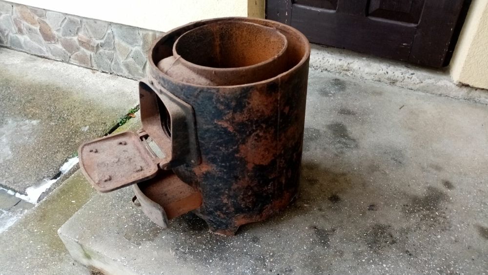 Піч буржуйка чавунна