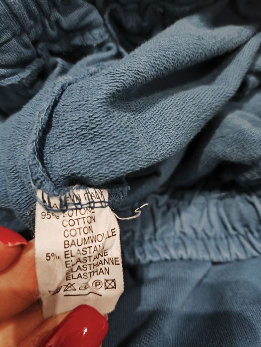 Dres damski komplet dresowy Made In Italy odcień morski uniwersalny