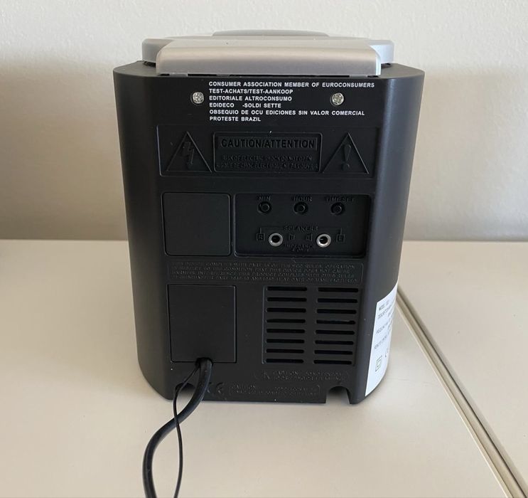 Micro Sistema de Som CD / Rádio AM-FM Compacto com Comando (PROTESTE/Euroconsumers)