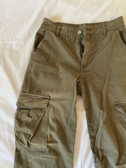 Calcas cargo verde escuro