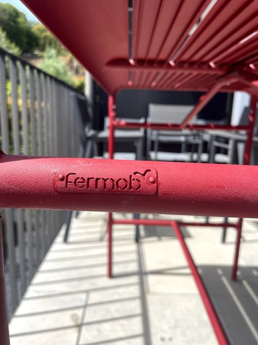 Pacote FERMOB (Mesa Luxembourg + Costa Cadeira Alta (4) + latitude cadeira (4))