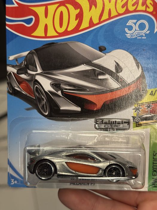 Hot Wheels McLaren P1 ZAMAC 50th anniversary 2018 HW Month Exotics