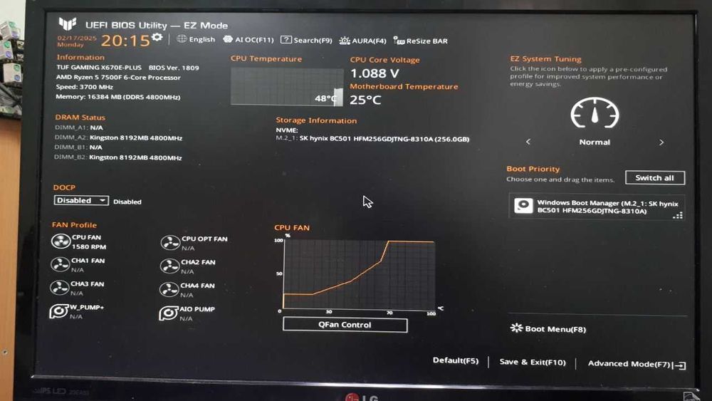 Материнська плата ASUS TUF Gaming X670E-PLUS