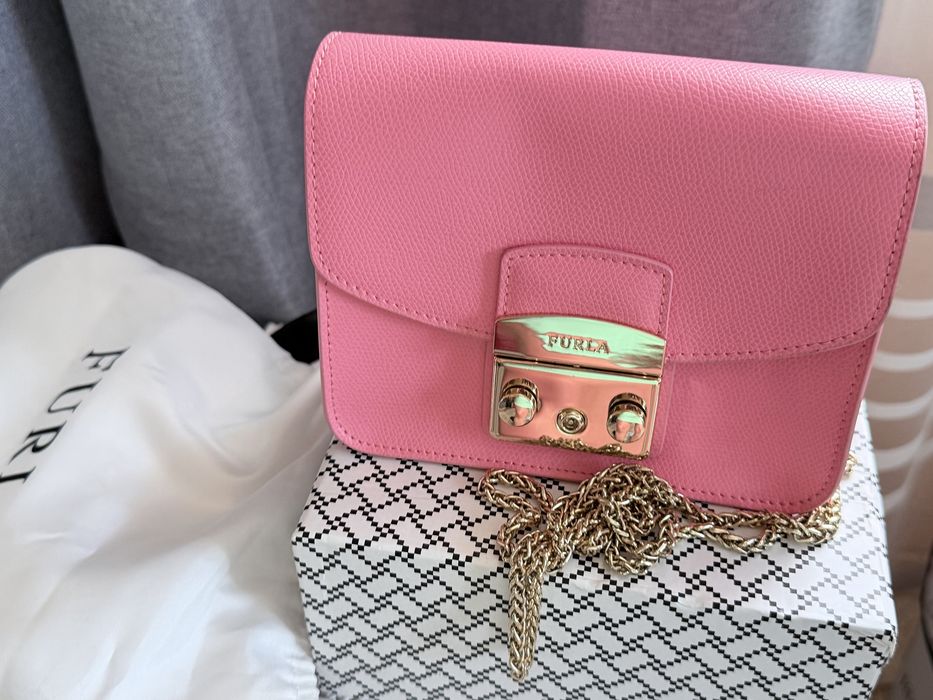 Сумка Furla Metropolis Pink (клатч, сумочка) Идеально на выпускной / свадьбу! Маленька сумочка