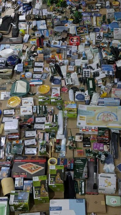 Палет з кухонним приладдям і садовими товарами – хіт продажів! 154 кг