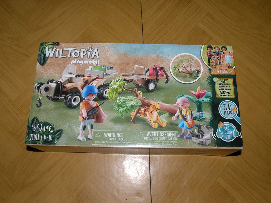 Playmobil Wiltopia Quad ratunkowy dla zwierząt 71011