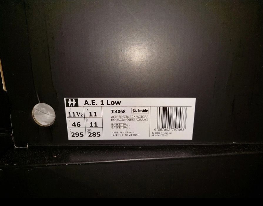 A.E.1 adidas Anthony Edwards buty do koszykówki Pełna rozmiarówka