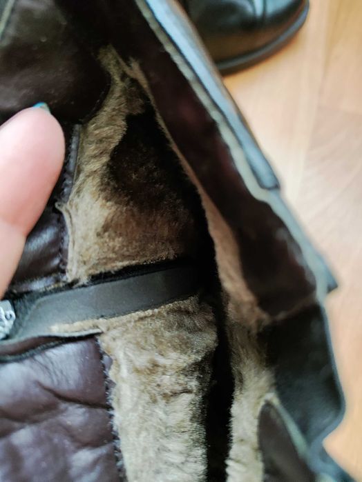 Zimowe buty za kostkę z futerkiem