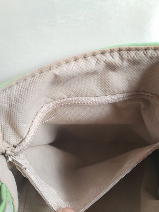 Mochila pequena verde lima