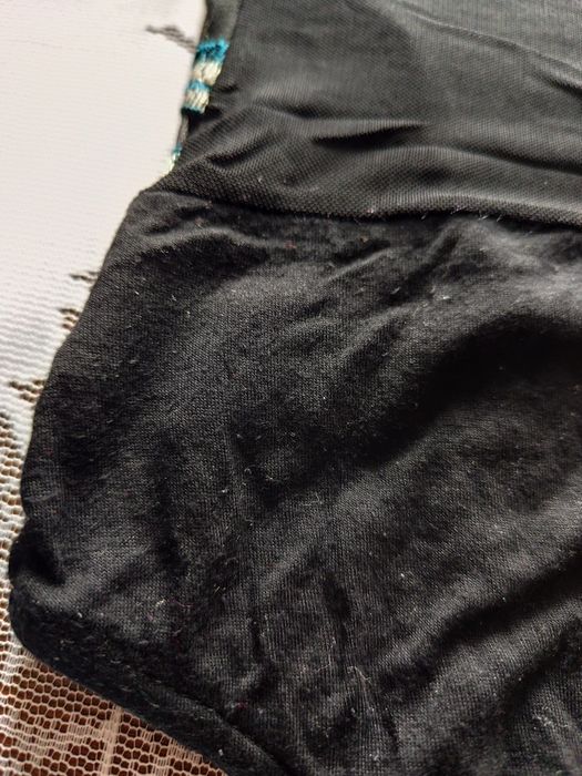 Haftowane siatkowo-bawełniane body na regulowane ramiączka rozm S. New
