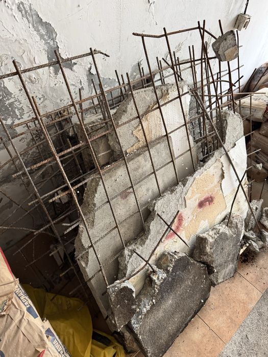 Oddam żelbet zbrojony, gruz