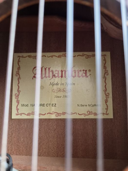 Guitarra eletroacustica Alhambra Z-Nature CW EZ